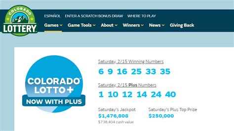 colorado lottery winning numbers